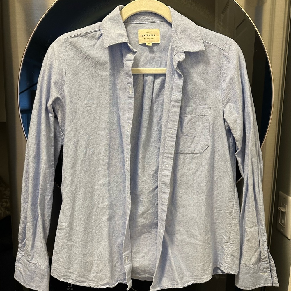Light Blue Button-Up Shirt - Picture 3 of 5